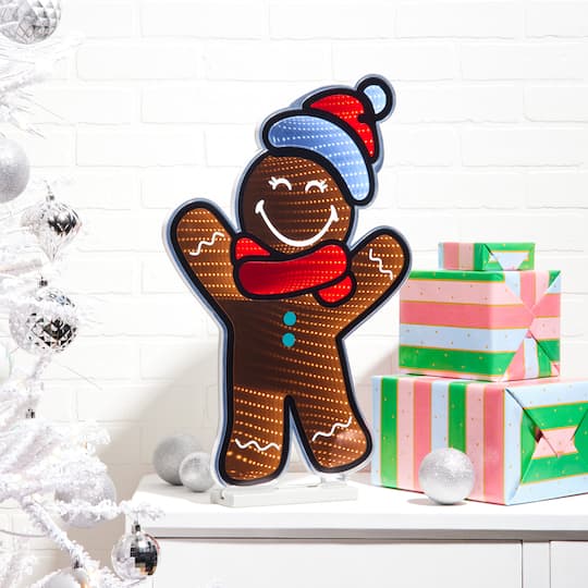 SmileyWorld® 24" Holiday Gingerbread Man EkkoLight